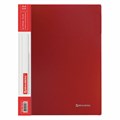 Папка на 2 кольцах BRAUBERG "Стандарт", 25 мм, красная, до 170 листов, 0,8 мм, 221614 221614