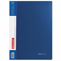 Папка на 2 кольцах BRAUBERG "Стандарт", 25 мм, синяя, до 170 листов, 0,8 мм, 221615 221615