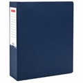 Папка на 2 кольцах, ПРОЧНАЯ, картон/ПВХ, BRAUBERG "Office", СИНЯЯ, 75 мм, до 500 листов, 271845 271845