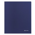 Папка на 4 кольцах BRAUBERG "Диагональ", 40 мм, темно-синяя, до 300 листов, 0,9 мм, 221350 221350