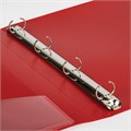 Папка на 4 кольцах, ширина 25 мм, BRAUBERG EXTRA, до 170 листов, КРАСНАЯ, 0,7 мм, 270545 270545