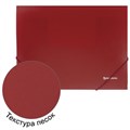 Папка на резинках BRAUBERG, стандарт, красная, до 300 листов, 0,5 мм, 221622 221622