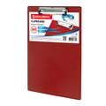 Доска-планшет BRAUBERG "NUMBER ONE" с прижимом А4 (228х318 мм), картон/ПВХ, БОРДОВАЯ, 232219 232219