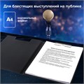Папка-планшет BRAUBERG "Стандарт", А4 (310х230 мм), с прижимом и крышкой, пластик, черная, 0,9 мм, 221646 221646