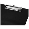 Папка-планшет STAFF, А4 (318х228 мм), с прижимом и крышкой, картон/ПВХ, ЧЕРНАЯ, 229557 229557