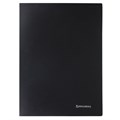 Папка 30 вкладышей BRAUBERG "Office", черная, 0,5 мм, 222632 222632