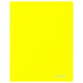 Папка 40 вкладышей BRAUBERG "Neon", 25 мм, неоновая желтая, 700 мкм, 227453 227453