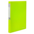 Папка 40 вкладышей BRAUBERG "Neon", 25 мм, неоновая, зеленая, 700 мкм, 227452 227452
