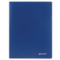 Папка 40 вкладышей BRAUBERG "Office", синяя, 0,6 мм, 222634 222634