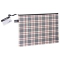 Папка-конверт на молнии А4 (335х243 мм), ткань в клетку, BRAUBERG "Checked", 223892 223892