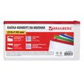 Папка-конверт на молнии МАЛОГО ФОРМАТА (255х130 мм), молния ассорти, 0,15 мм, BRAUBERG "Smart", 221858 221858