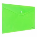 Папка-конверт с кнопкой А4, КОМПЛЕКТ 8 шт., яркие неоновые цвета ассорти, BRAUBERG "NEON", 272871 272871