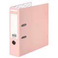 Папка-регистратор BRAUBERG PASTEL ламинированная, 75 мм, цвет персиковый, 271838 271838