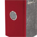 Папка-регистратор BRAUBERG, усиленный корешок, мраморное покрытие, 80 мм, с уголком, красная, 228029 228029