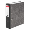 Папка-регистратор BRAUBERG, фактура стандарт, с мраморным покрытием, 75 мм, черный корешок, 220987 220987