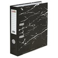 Папка-регистратор STAFF "Profit" с мраморным покрытием, 75 мм, с уголком, черная, СЪЕМНЫЙ МЕХАНИЗМ, 272009 272009