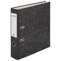 Папка-регистратор STAFF Basic БЮДЖЕТ с мраморным покрытием, 70 мм, без уголка, черный корешок, 880907 880907