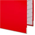 Папка-регистратор, покрытие пластик, 75 мм, ПРОЧНАЯ, с уголком, BRAUBERG, красная, 226598 226598