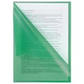 Папка-уголок BRAUBERG, зеленая, 0,10 мм, 223965 223965