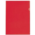 Папка-уголок BRAUBERG, красная 0,10 мм, 223967 223967