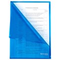 Папка-уголок А4, синяя, 0,10 мм, BRAUBERG EXTRA, 271699 271699