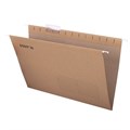 Подвесные папки A4/Foolscap (404х240 мм) до 80 л., КОМПЛЕКТ 10 шт., крафт-картон, STAFF, 270937 270937