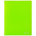 Папка с металлическим скоросшивателем и внутренним карманом BRAUBERG "Neon", 16 мм, зеленая, до 100 листов, 0,7 мм, 227464 227464
