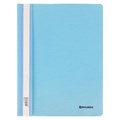 Скоросшиватель пластиковый BRAUBERG "Pastel" А4, 130/180 мкм, аквамарин, 270455 270455