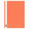 Скоросшиватель пластиковый BRAUBERG, А4, 130/180 мкм, оранжевый, 228673 228673