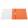 Скоросшиватель пластиковый BRAUBERG, А4, 130/180 мкм, оранжевый, 228673 228673