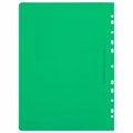 Скоросшиватель пластиковый с перфорацией BRAUBERG EXTRA, А4, 140/180 мкм, зеленый, 272896 272896