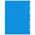 Скоросшиватель пластиковый с перфорацией BRAUBERG EXTRA, А4, 140/180 мкм, синий, 272895 272895