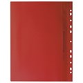 Скоросшиватель пластиковый с перфорацией BRAUBERG, А4, 140/180 мкм, красный, 226582 226582