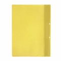 Скоросшиватель пластиковый с перфорацией STAFF, А4, 100/120 мкм, желтый, 271716 271716