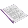 Скоросшиватель пластиковый с перфорацией STAFF, А4, 100/120 мкм, фиолетовый, 271720 271720