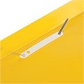Скоросшиватель пластиковый ЮНЛАНДИЯ, А4, 130/180 мкм, желтый 228677 228677