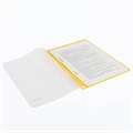 Скоросшиватель пластиковый ЮНЛАНДИЯ, А4, 130/180 мкм, желтый 228677 228677