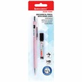 Карандаш механический 0,5 мм + грифели HB 12 штук на блистере, BRAUBERG "ROSE PINK", 181971 181971