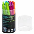 Карандаш механический 0,5 мм, BRAUBERG SOFT "Grade", HB, корпус soft-touch ассорти, 181958 181958