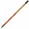 Карандаш чернографитный BRAUBERG "PREMIUM TURKEY", 1 шт., "Flame", НВ, ассорти, дисплей,181565 181565