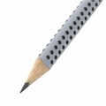 Карандаш чернографитный FABER-CASTELL, 1 шт., "Grip 2001", HB, трехгранный, с ластиком, 117200 180939