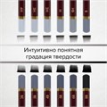 Карандаши чернографитные художественные 4H-8B, НАБОР 12 шт., В ПЕНАЛЕ, BRAUBERG ART "PREMIERE", 181895 181895