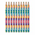 Карандаш с многоцветным грифелем ЮНЛАНДИЯ MAGIC, 1 шт., классические цвета, шестигранный, утолщенный грифель 5 мм, натуральное дерево,181789 181789