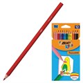 Карандаши цветные BIC "Tropicolors", 12 цветов, шестигранные, 83256610 180458