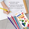 Карандаши цветные BRAUBERG PREMIUM, 12 цветов, трехгранные, грифель 3 мм, 181661 181661