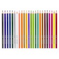 Карандаши цветные BRAUBERG PREMIUM, 24 цвета, трехгранные, грифель 3 мм, 181663 181663