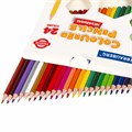 Карандаши цветные BRAUBERG PREMIUM, 24 цвета, шестигранные, грифель 3 мм, 181668 181668