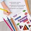 Карандаши цветные BRAUBERG PREMIUM, 36 цветов, трехгранные, грифель 3,3 мм, натуральное дерево, 181654 181654