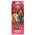Карандаши цветные KOH-I-NOOR "RED LION" 18 цветов, шестигранные, 2,8 мм, натуральное дерево, 3553/18, 3553018063KS 182081