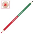 Карандаши цветные двусторонние BRAUBERG PREMIUM TWIN COLOUR, 12 штук, 24 цвета, шестигранные, грифель 3,3 мм, натуральное дерево, 181874 181874